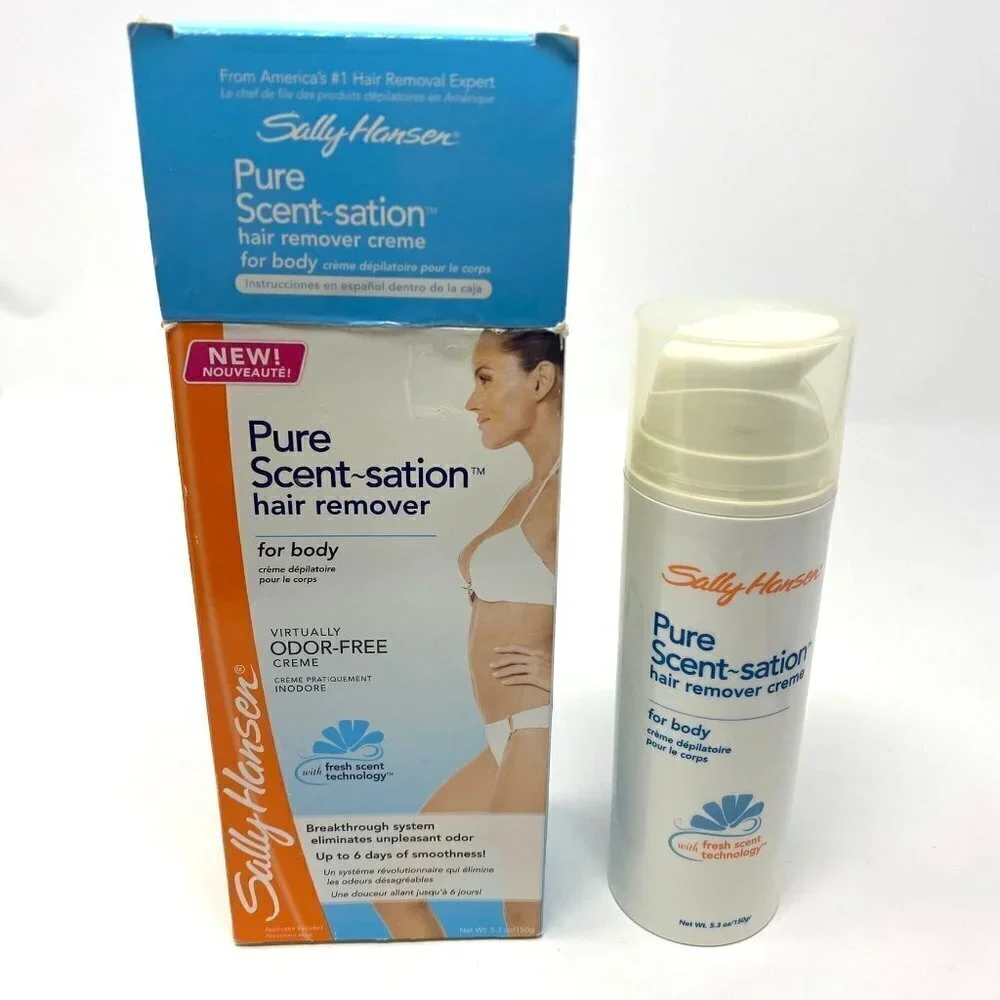 Sally Hansen Pure Scent-Sation Hair Remover Creme for Body, 5.3 Ounce